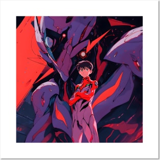 Discover Apocalyptic Anime Art and Surreal Manga Designs - Futuristic Illustrations Inspired by Neon Genesis Evangelion Posters and Art